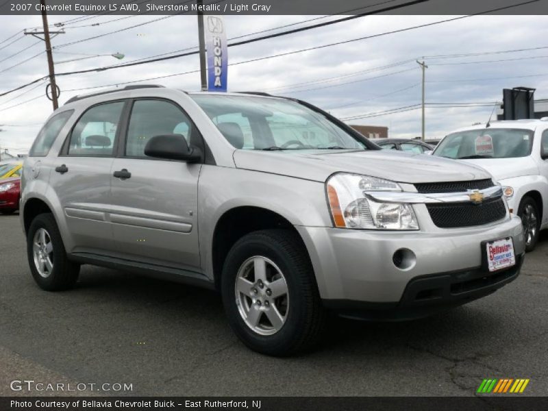 Silverstone Metallic / Light Gray 2007 Chevrolet Equinox LS AWD