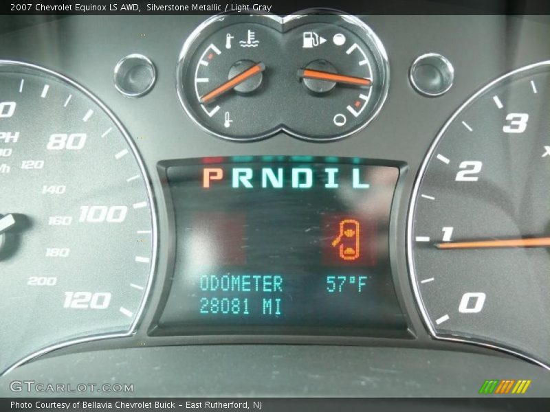 Silverstone Metallic / Light Gray 2007 Chevrolet Equinox LS AWD