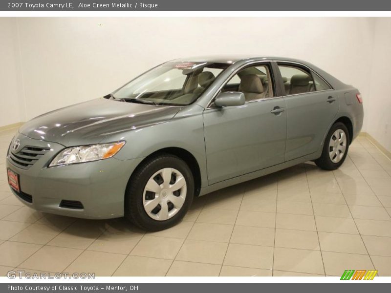 Aloe Green Metallic / Bisque 2007 Toyota Camry LE
