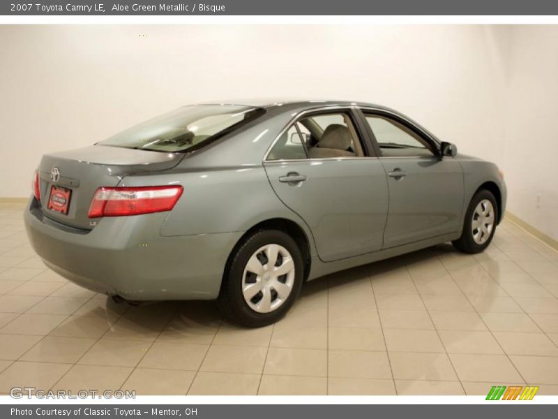 Aloe Green Metallic / Bisque 2007 Toyota Camry LE