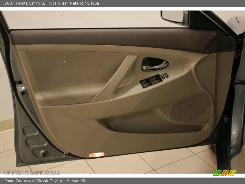 Aloe Green Metallic / Bisque 2007 Toyota Camry LE
