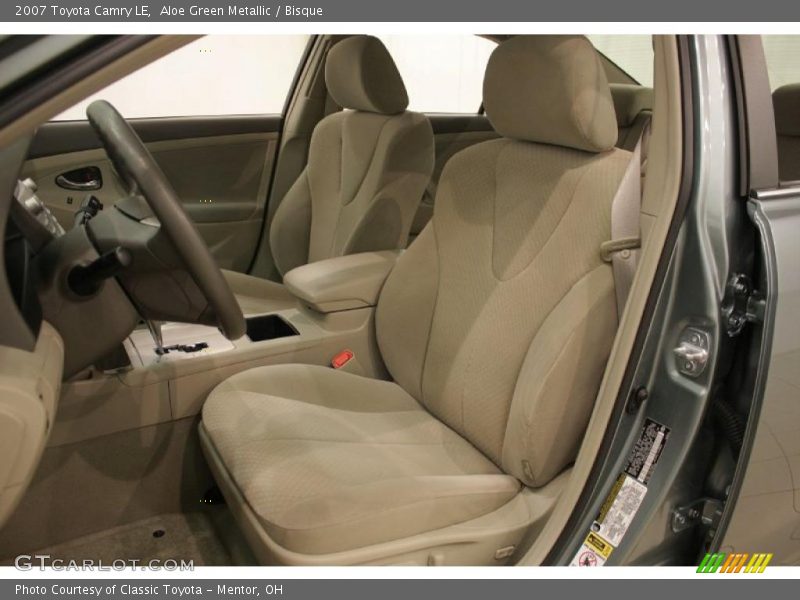 Aloe Green Metallic / Bisque 2007 Toyota Camry LE