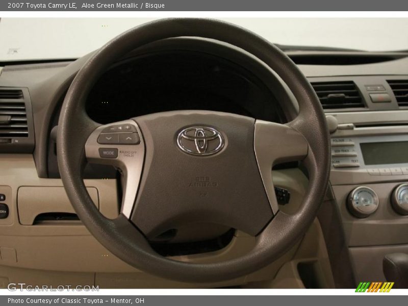 Aloe Green Metallic / Bisque 2007 Toyota Camry LE