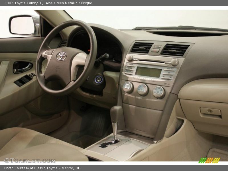 Aloe Green Metallic / Bisque 2007 Toyota Camry LE
