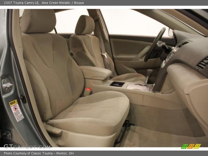 Aloe Green Metallic / Bisque 2007 Toyota Camry LE
