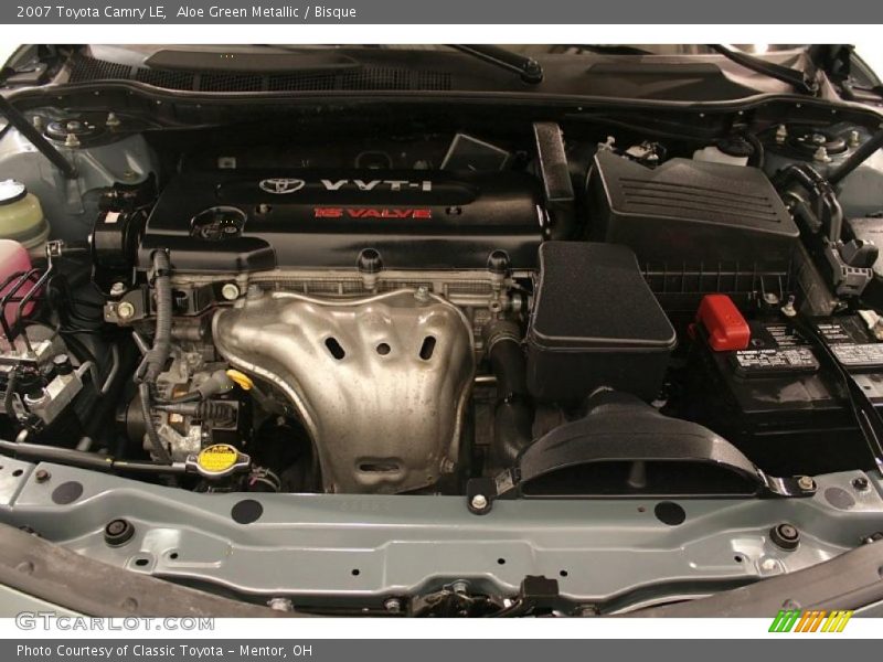 Aloe Green Metallic / Bisque 2007 Toyota Camry LE