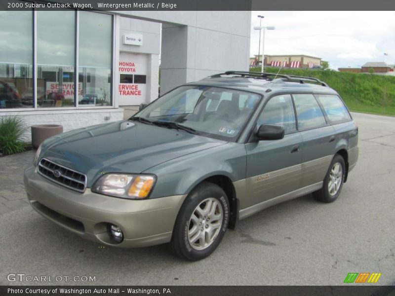 Wintergreen Metallic / Beige 2000 Subaru Outback Wagon