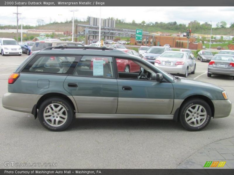 Wintergreen Metallic / Beige 2000 Subaru Outback Wagon