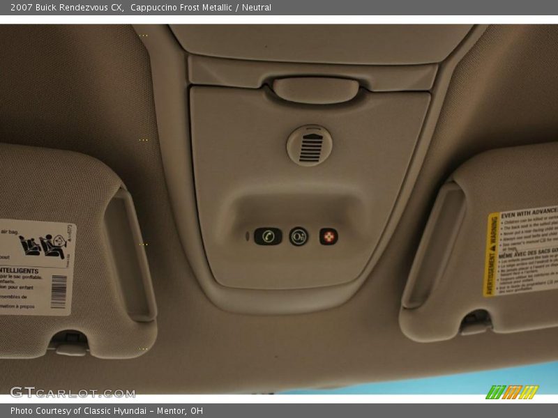 Cappuccino Frost Metallic / Neutral 2007 Buick Rendezvous CX