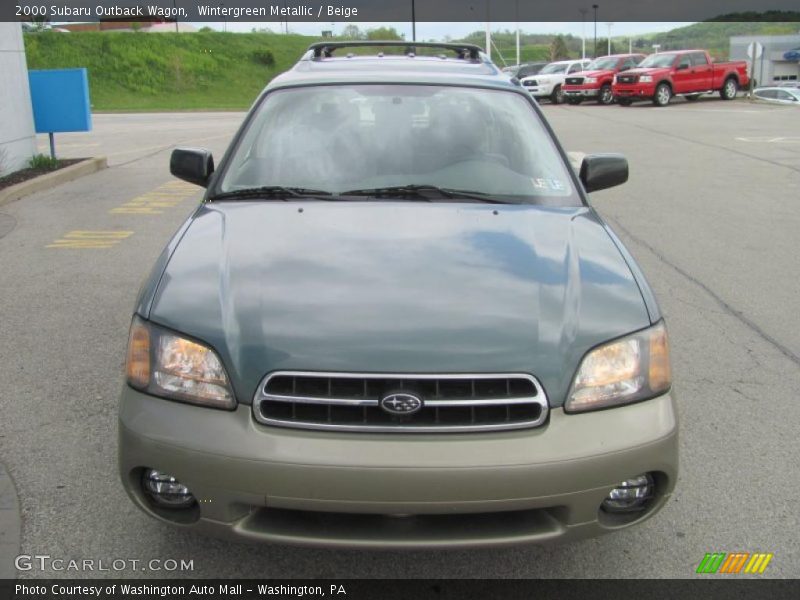 Wintergreen Metallic / Beige 2000 Subaru Outback Wagon
