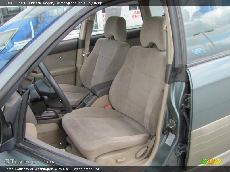 Wintergreen Metallic / Beige 2000 Subaru Outback Wagon