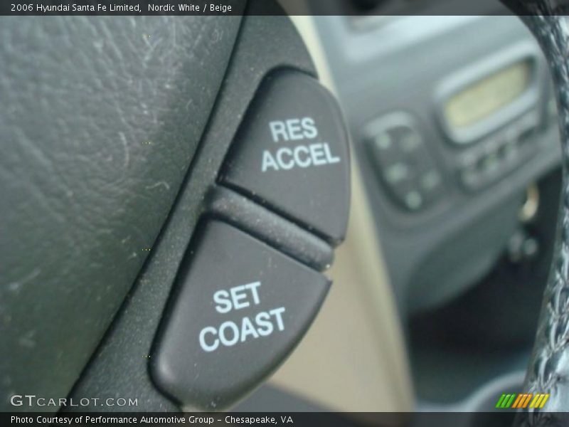 Nordic White / Beige 2006 Hyundai Santa Fe Limited