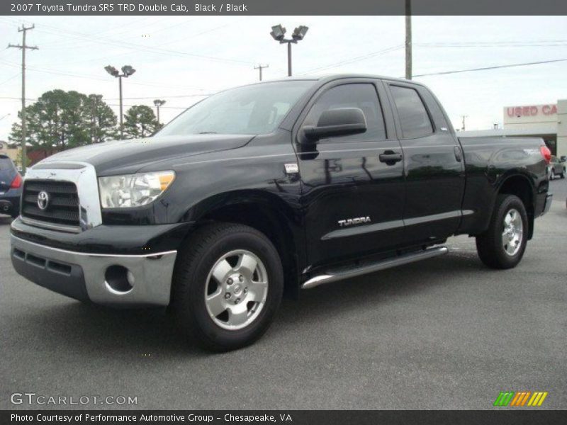 Black / Black 2007 Toyota Tundra SR5 TRD Double Cab