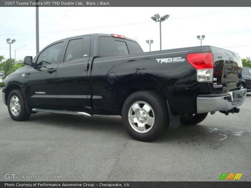 Black / Black 2007 Toyota Tundra SR5 TRD Double Cab
