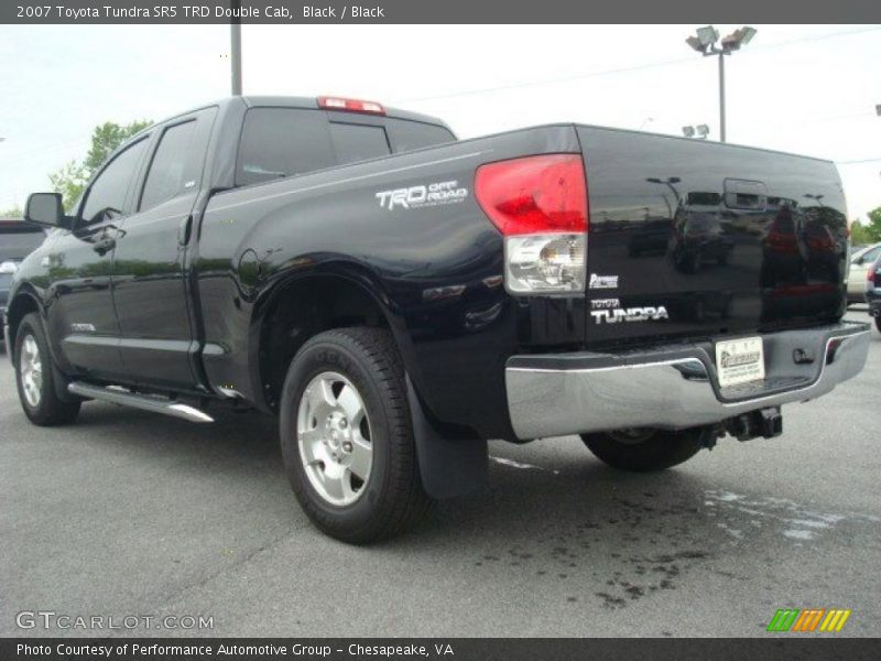 Black / Black 2007 Toyota Tundra SR5 TRD Double Cab