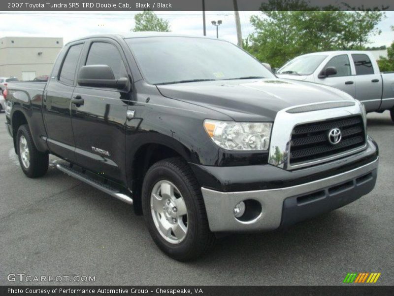 Black / Black 2007 Toyota Tundra SR5 TRD Double Cab