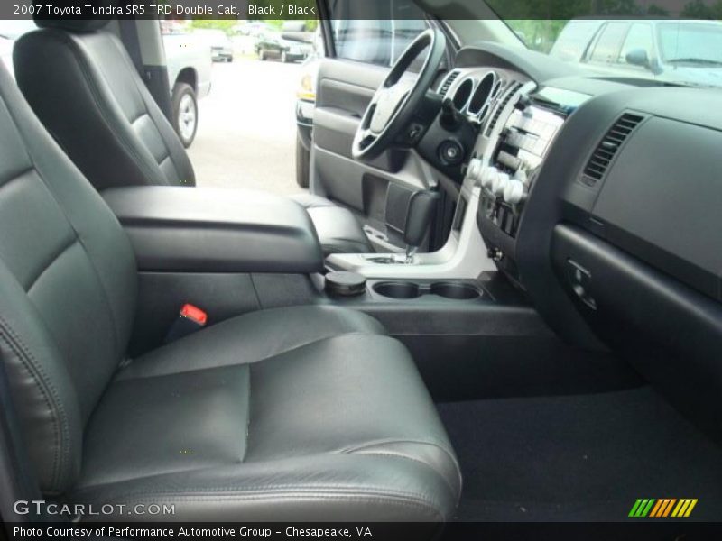 Black / Black 2007 Toyota Tundra SR5 TRD Double Cab