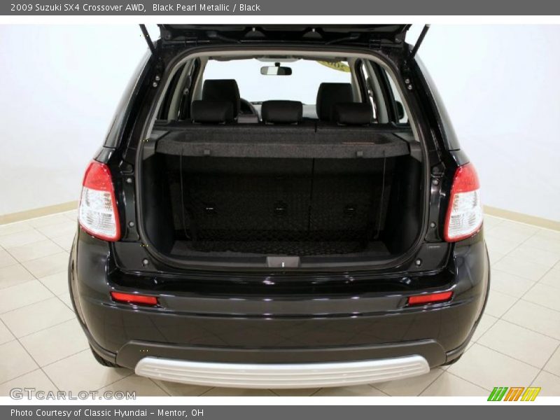 Black Pearl Metallic / Black 2009 Suzuki SX4 Crossover AWD