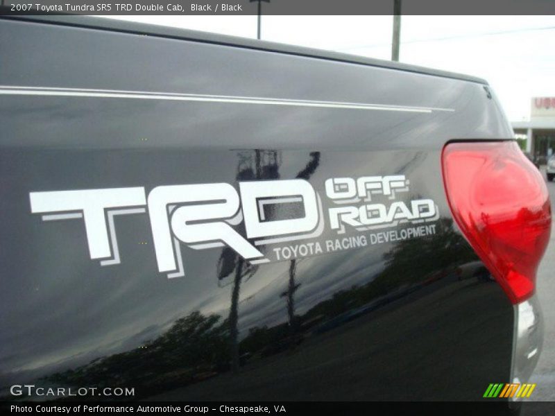 Black / Black 2007 Toyota Tundra SR5 TRD Double Cab