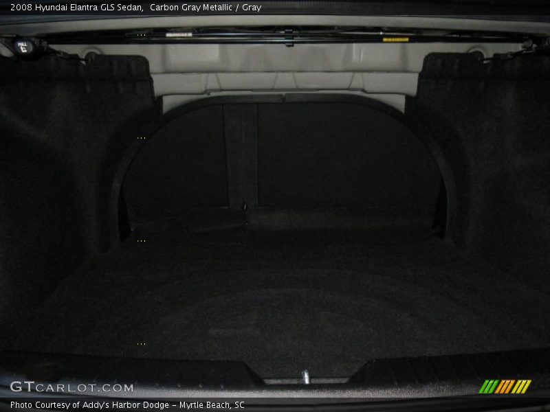 Carbon Gray Metallic / Gray 2008 Hyundai Elantra GLS Sedan