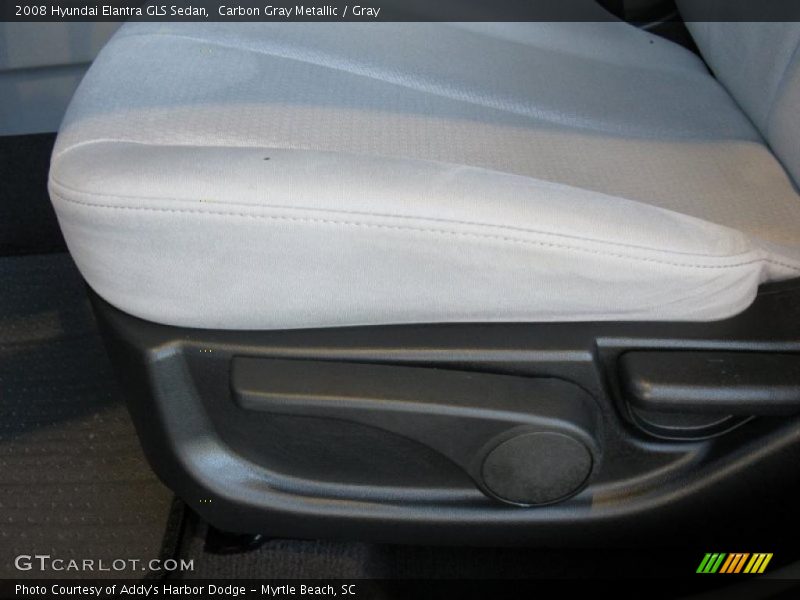 Carbon Gray Metallic / Gray 2008 Hyundai Elantra GLS Sedan