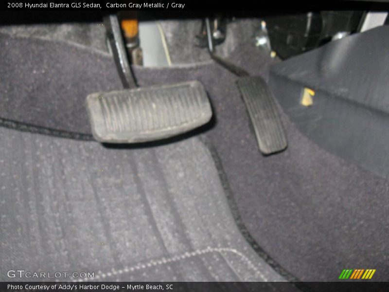 Carbon Gray Metallic / Gray 2008 Hyundai Elantra GLS Sedan