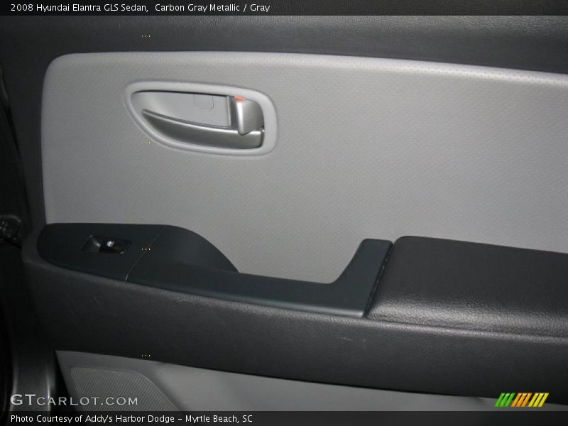 Carbon Gray Metallic / Gray 2008 Hyundai Elantra GLS Sedan