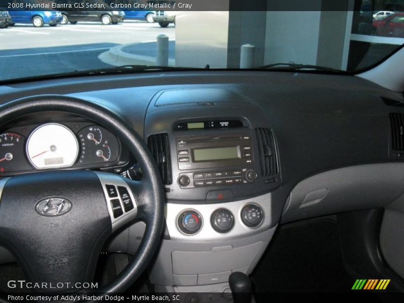 Carbon Gray Metallic / Gray 2008 Hyundai Elantra GLS Sedan