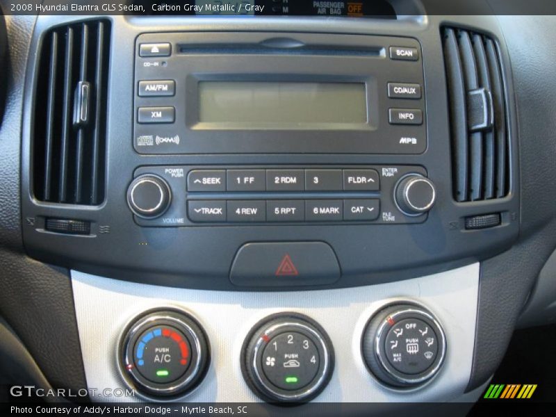 Carbon Gray Metallic / Gray 2008 Hyundai Elantra GLS Sedan