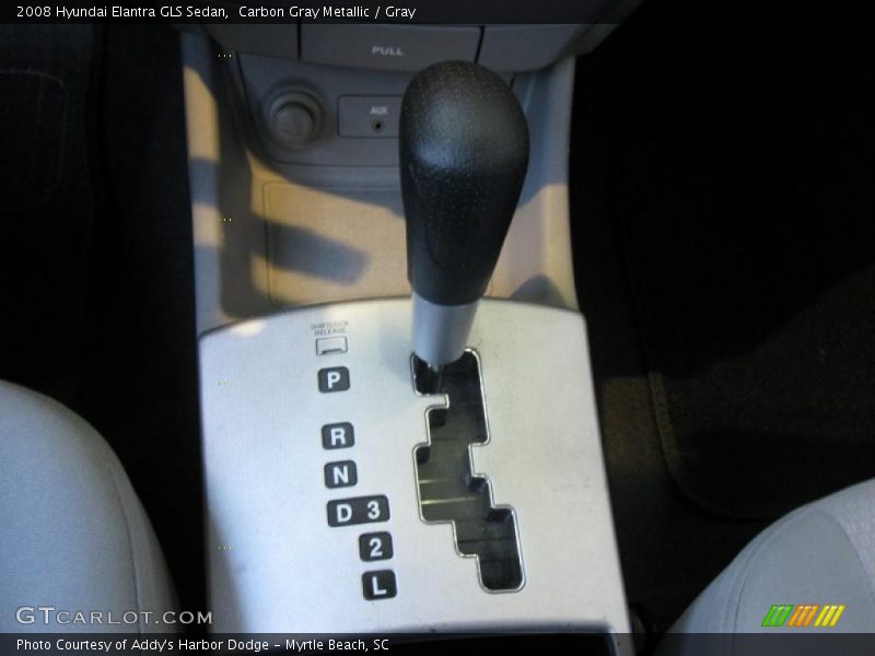 Carbon Gray Metallic / Gray 2008 Hyundai Elantra GLS Sedan