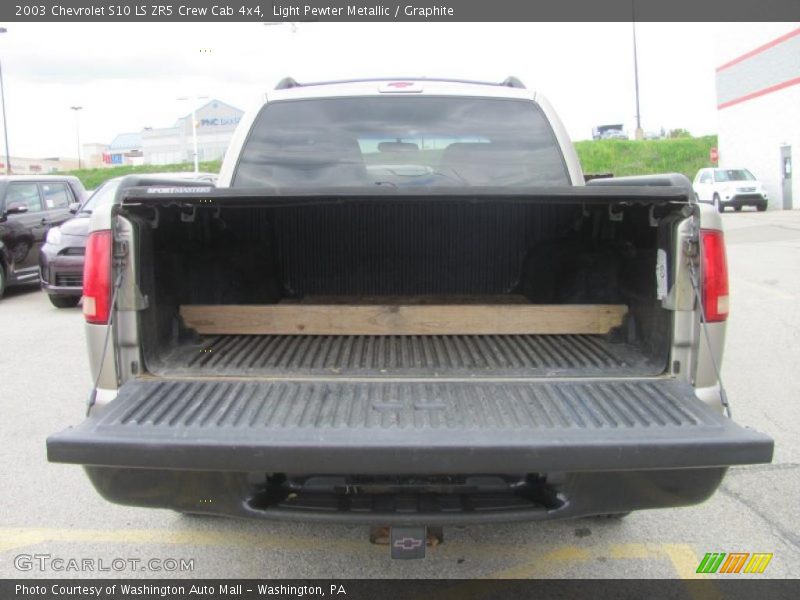Light Pewter Metallic / Graphite 2003 Chevrolet S10 LS ZR5 Crew Cab 4x4