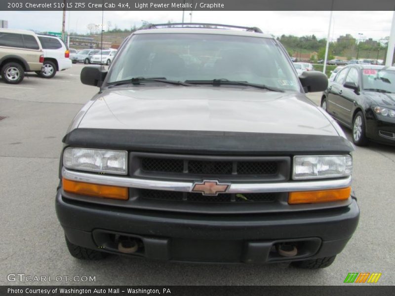 Light Pewter Metallic / Graphite 2003 Chevrolet S10 LS ZR5 Crew Cab 4x4