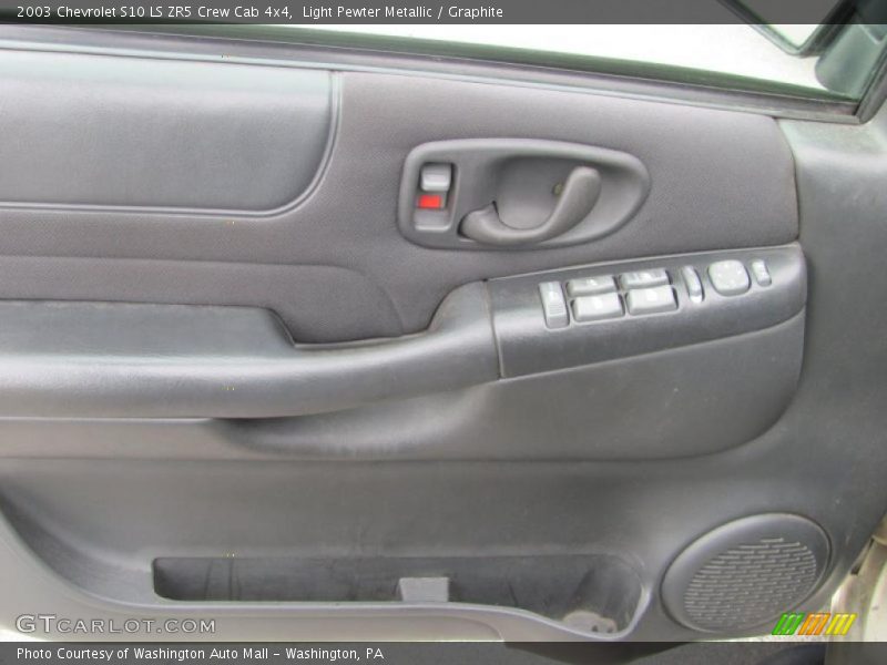 Light Pewter Metallic / Graphite 2003 Chevrolet S10 LS ZR5 Crew Cab 4x4