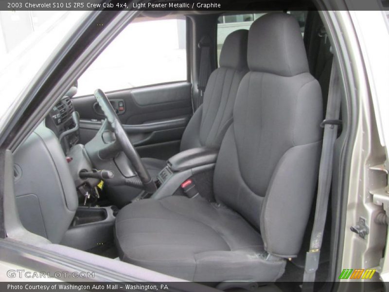 Light Pewter Metallic / Graphite 2003 Chevrolet S10 LS ZR5 Crew Cab 4x4