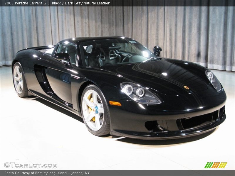 Black / Dark Grey Natural Leather 2005 Porsche Carrera GT