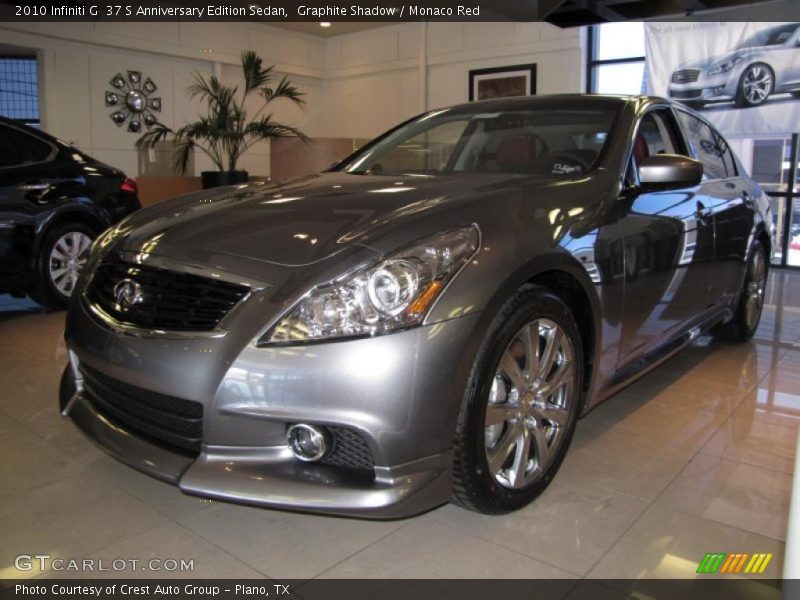 Graphite Shadow / Monaco Red 2010 Infiniti G  37 S Anniversary Edition Sedan