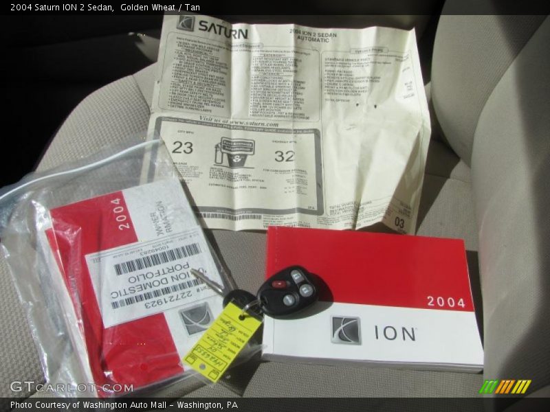 Golden Wheat / Tan 2004 Saturn ION 2 Sedan