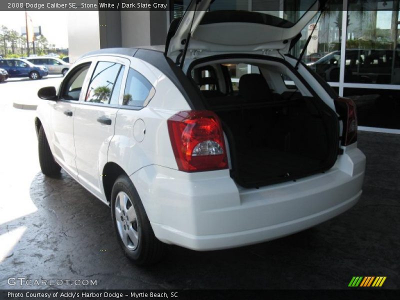 Stone White / Dark Slate Gray 2008 Dodge Caliber SE