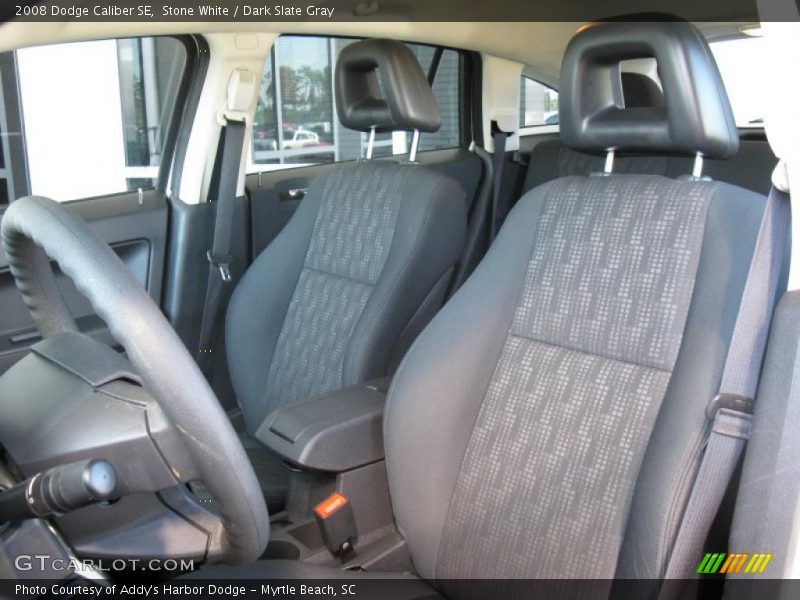 Stone White / Dark Slate Gray 2008 Dodge Caliber SE