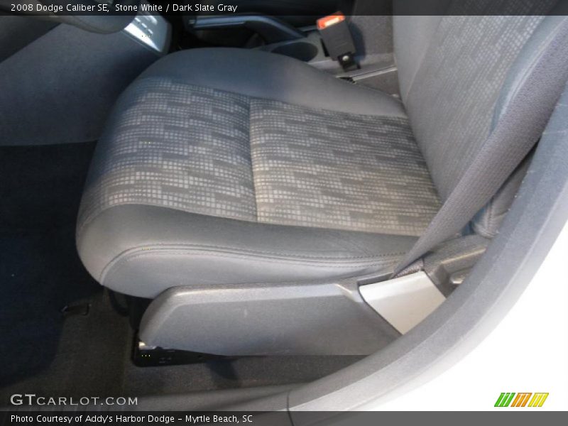 Stone White / Dark Slate Gray 2008 Dodge Caliber SE