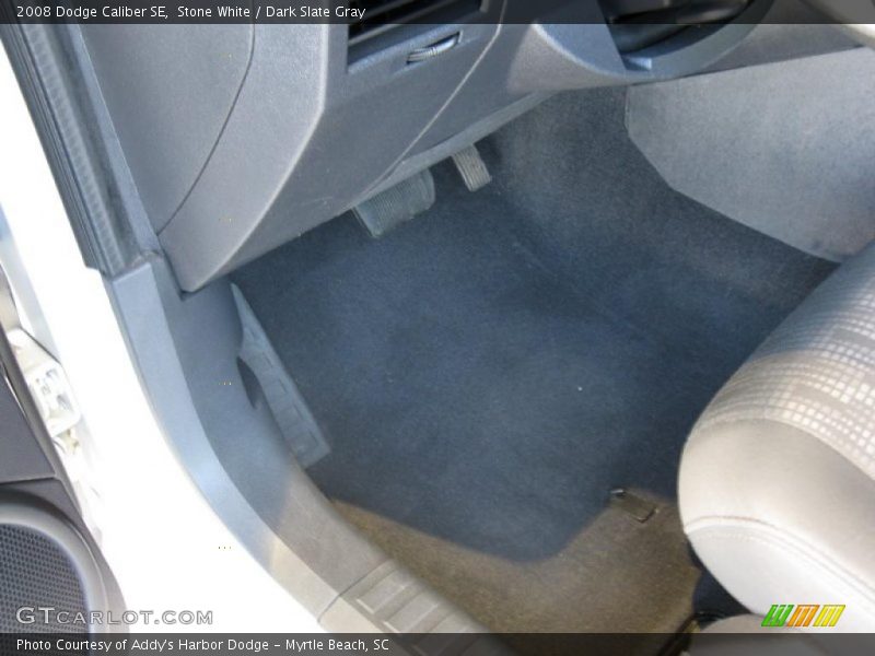 Stone White / Dark Slate Gray 2008 Dodge Caliber SE