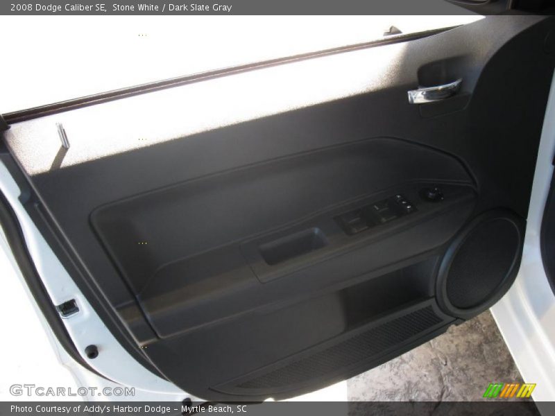 Stone White / Dark Slate Gray 2008 Dodge Caliber SE