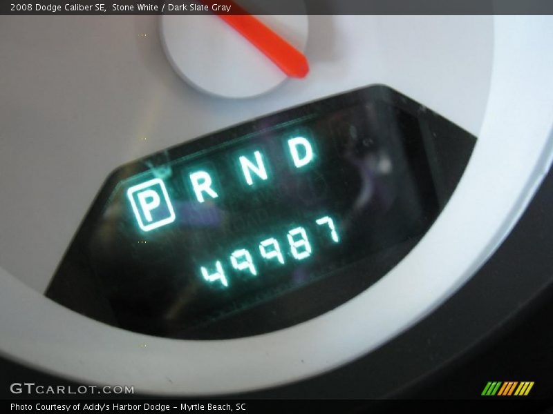 Stone White / Dark Slate Gray 2008 Dodge Caliber SE