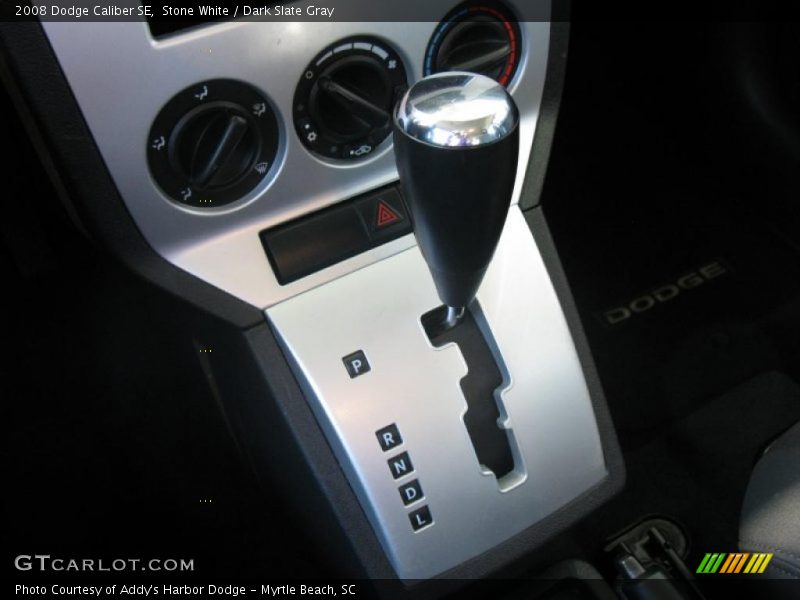 Stone White / Dark Slate Gray 2008 Dodge Caliber SE