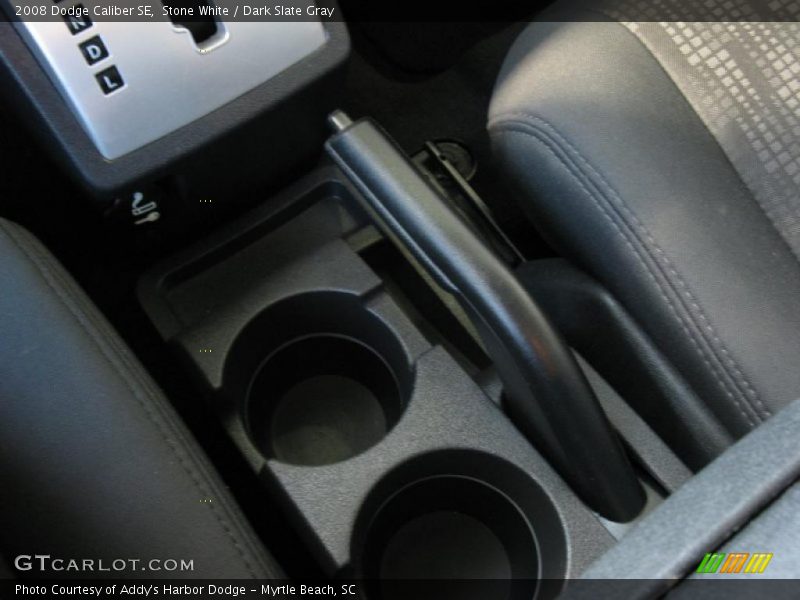 Stone White / Dark Slate Gray 2008 Dodge Caliber SE