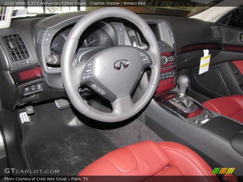 Dashboard of 2010 G 37 S Anniversary Edition Coupe