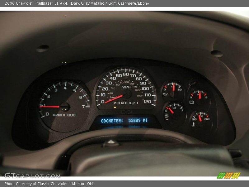 Dark Gray Metallic / Light Cashmere/Ebony 2006 Chevrolet TrailBlazer LT 4x4