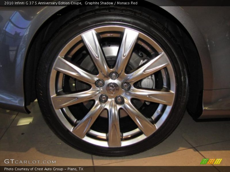  2010 G 37 S Anniversary Edition Coupe Wheel