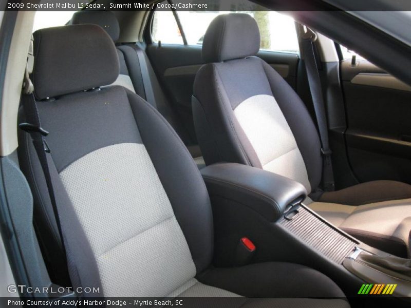 Summit White / Cocoa/Cashmere 2009 Chevrolet Malibu LS Sedan