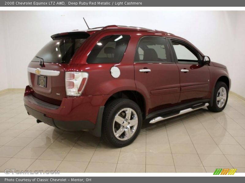 Deep Ruby Red Metallic / Light Cashmere 2008 Chevrolet Equinox LTZ AWD